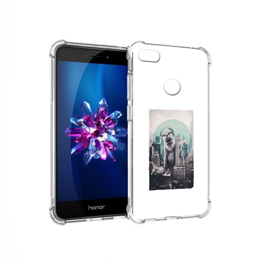 

Чехол MyPads Tocco для Honor 8 Lite выдра в городе (PT62584.26.283), Прозрачный, Tocco