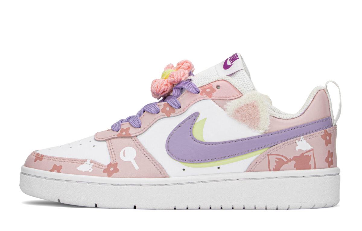 

Кеды унисекс Nike Court Borough FZBB GS белые 38.5 EU, Белый, Court Borough FZBB GS