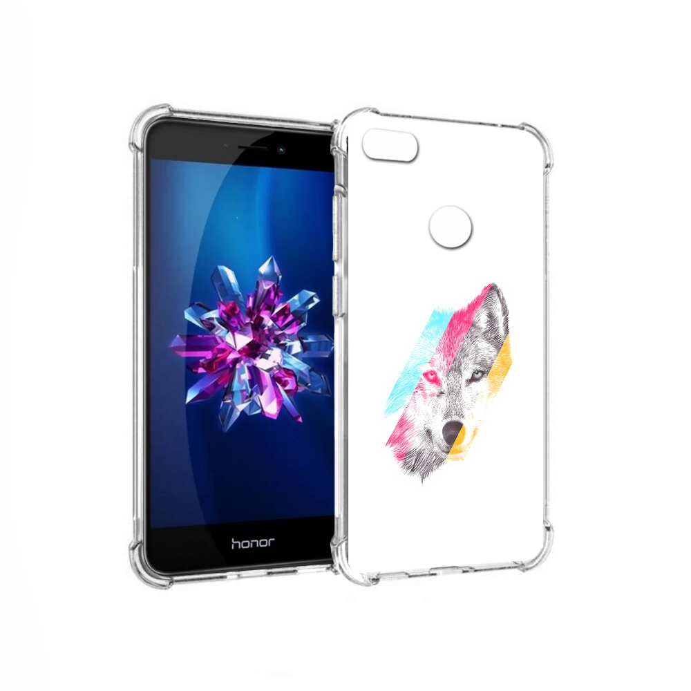 

Чехол MyPads Tocco для Honor 8 Lite волк градиент (PT62584.26.268), Прозрачный, Tocco