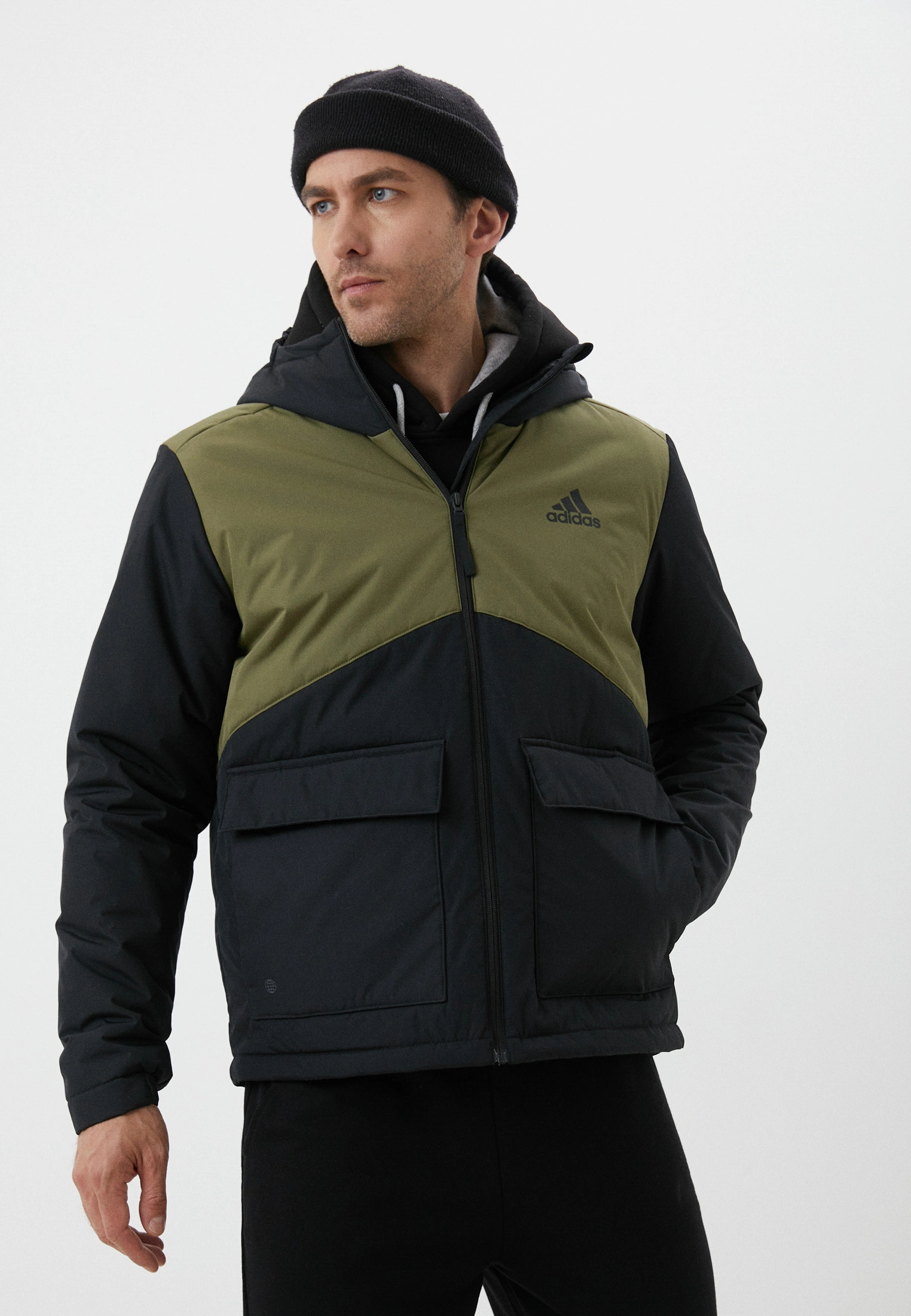 Куртка мужская Adidas Bsc Stardy Insulated GN3241 черная 50 RU