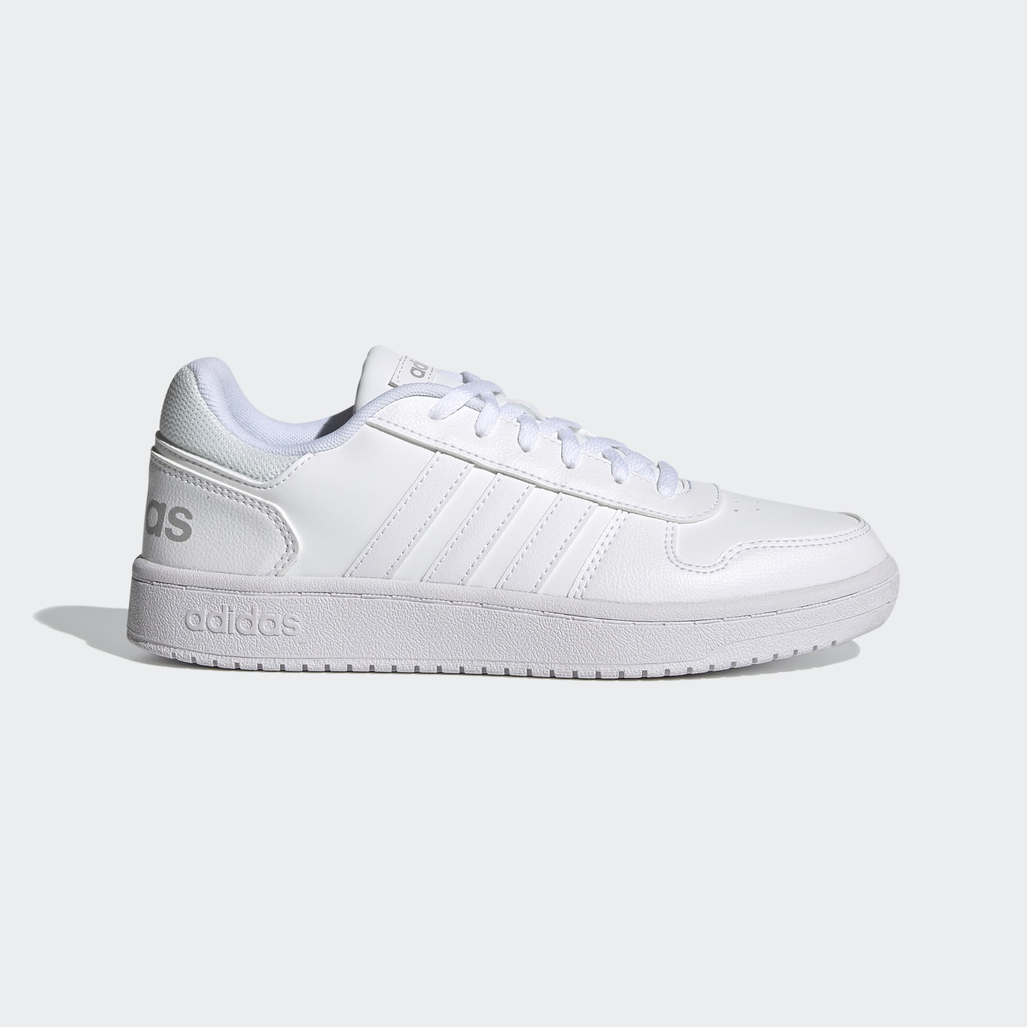 фото Кроссовки женские adidas hoops 2.0 белые 7 uk