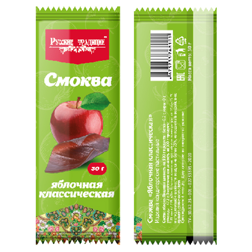 Смоква Русские Традиции Яблочная Классическая, 30 г