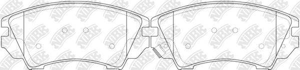 

Тормозные колодки NiBK PN34002