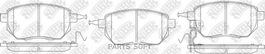 

Тормозные колодки NiBK PN2901