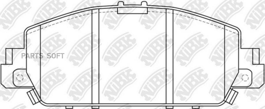 

Тормозные колодки NiBK PN28005