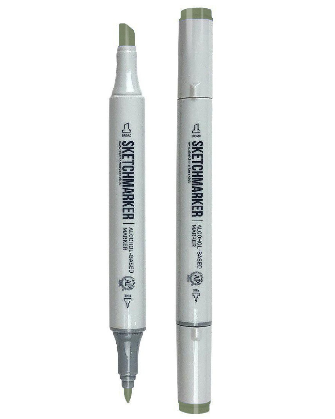 

Маркер SKETCHMARKER двухсторонний на спиртовой основе цвет BG20 Улун, Зеленый