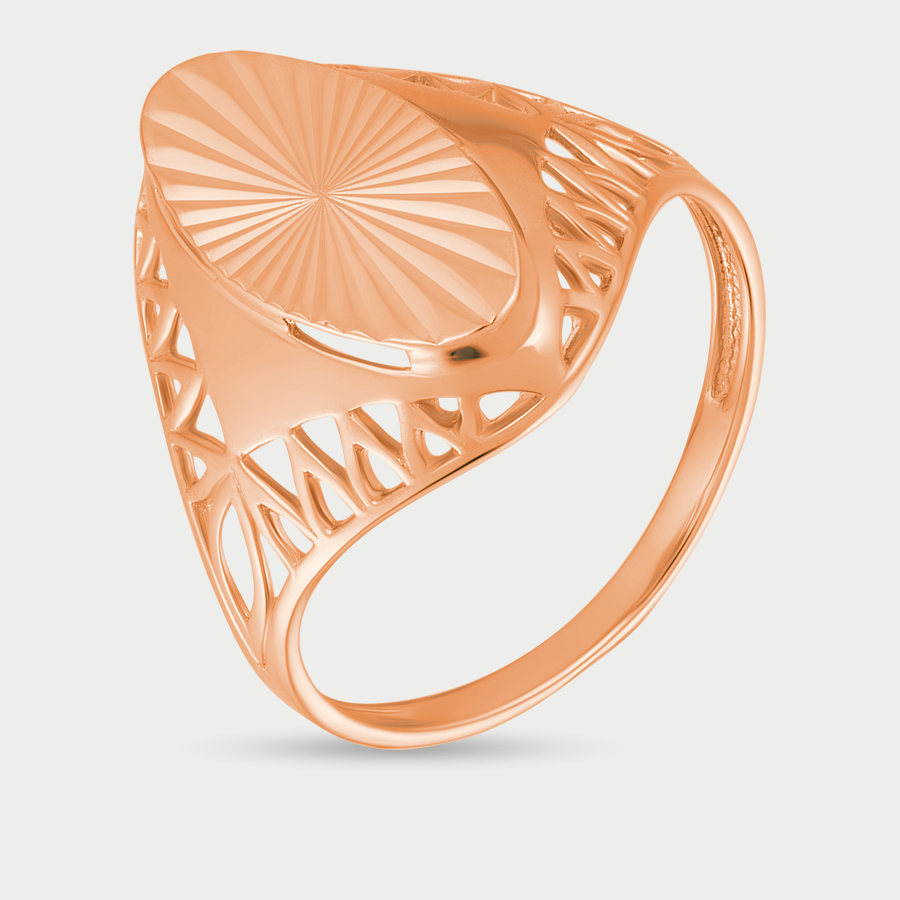 Кольцо из розового золота р. 19 Красносельский Ювелир Ак674-3977
