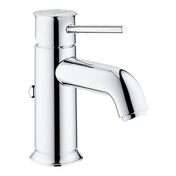 фото Смеситель для раковины grohe start classic с донным клапаном, хром (23810000)