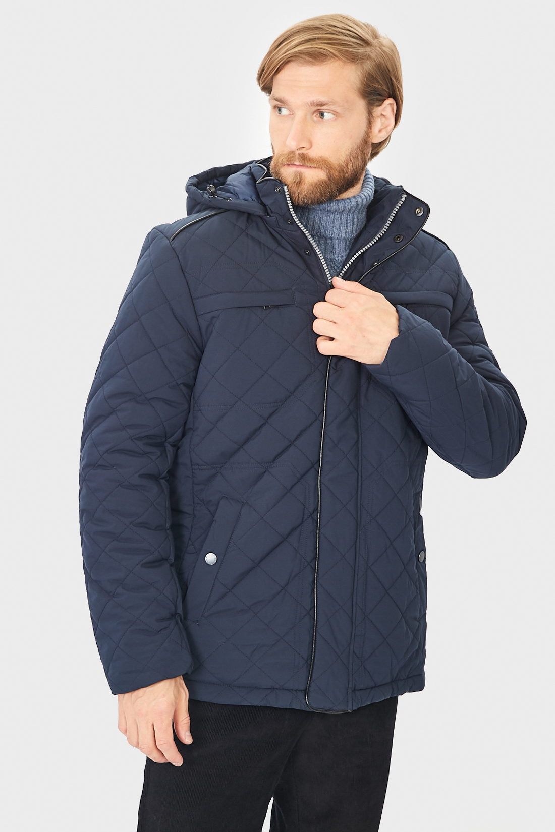 

Куртка мужская Baon B531835 синяя XXL