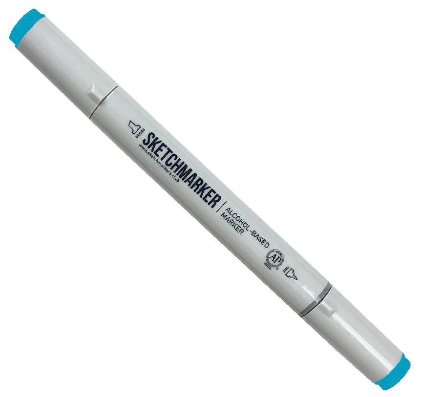 

Маркер Sketchmarker двухсторонний для скетчинга цвет B11 Карибский синий