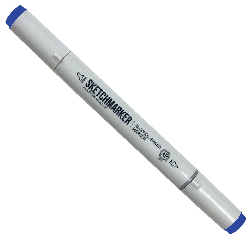 

Маркер Sketchmarker двухсторонний для скетчинга цвет B100 Королевский синий