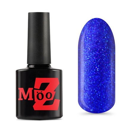 Гель лак для ногтей с блестками MOOZ Glam Shine №154 шеллак для маникюра 9 мл