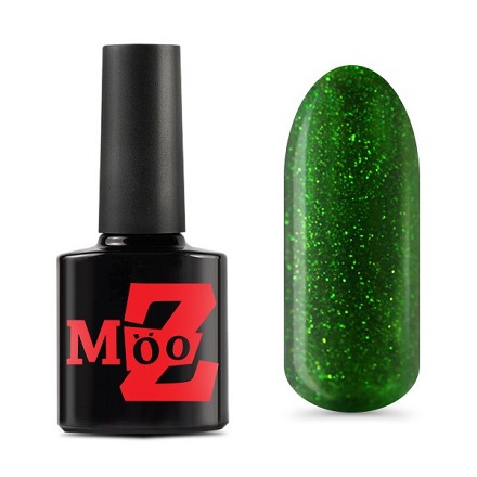Гель лак для ногтей с блестками MOOZ Glam Shine №153 шеллак для маникюра 9 мл