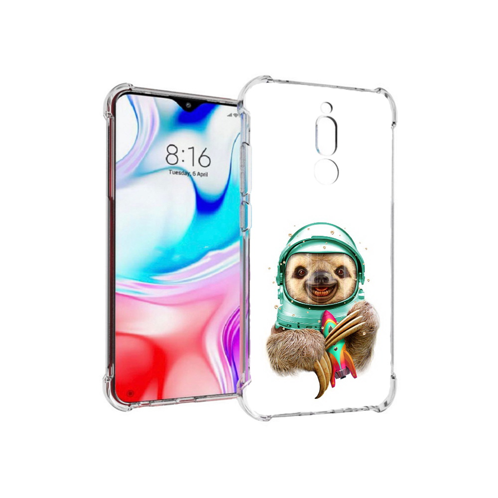 

Чехол MyPads Tocco для Xiaomi Redmi 8 Ленивец астронавт (PT138911.300.104), Прозрачный, Tocco