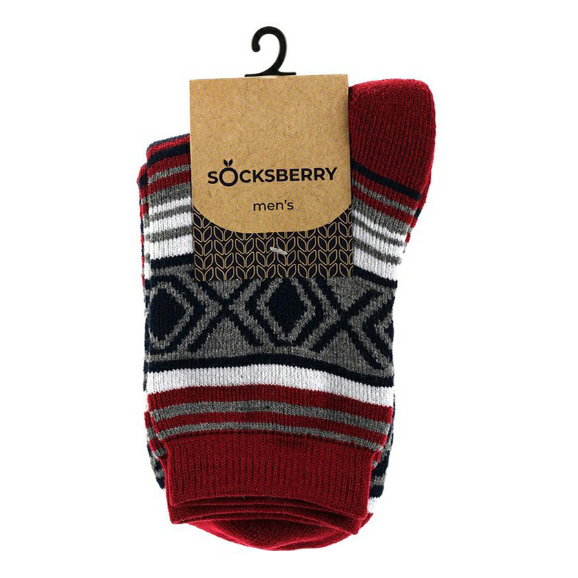 Носки мужские Socksberry бордовые 27