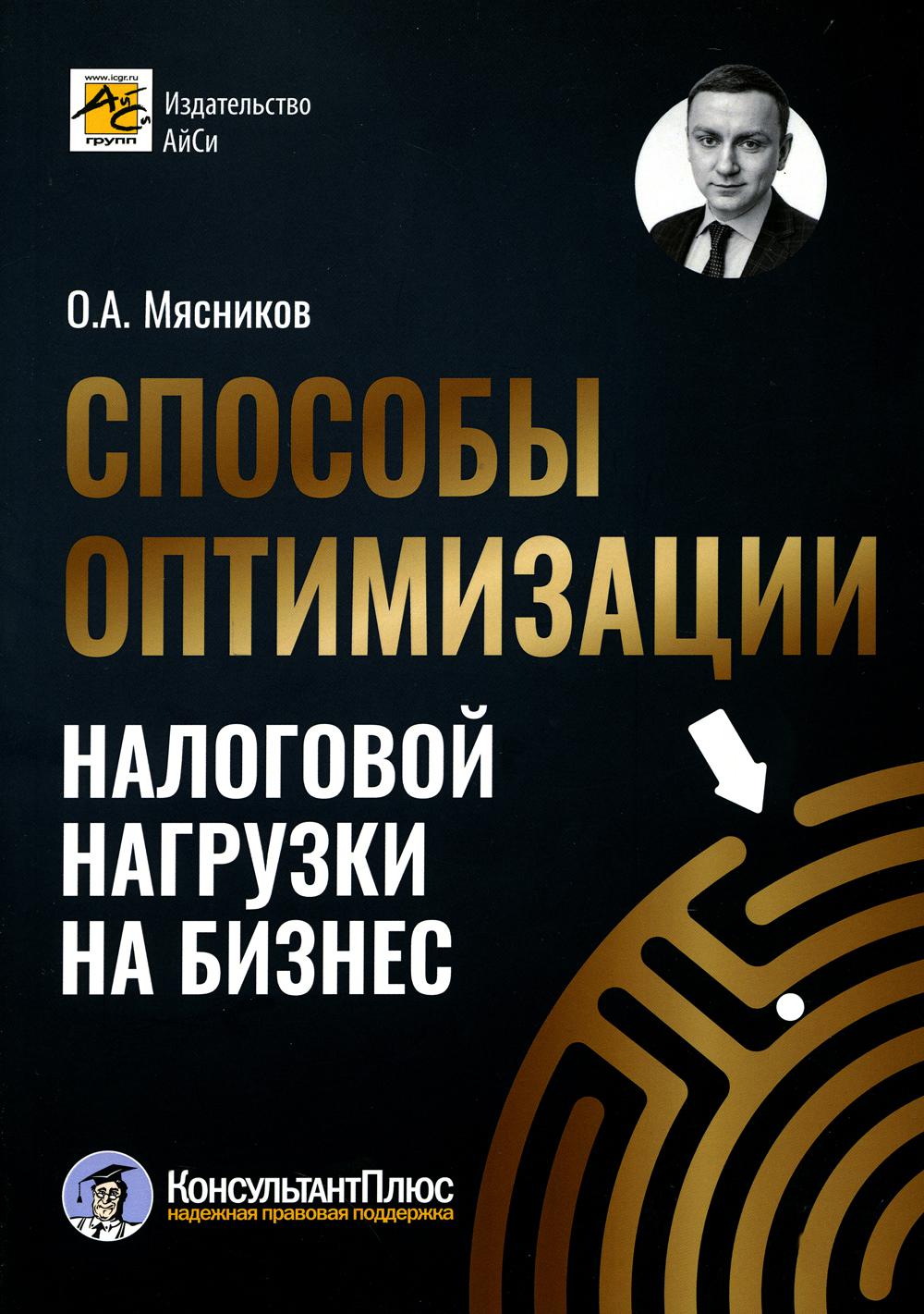 фото Книга способы оптимизации налоговой нагрузки на бизнес айси групп