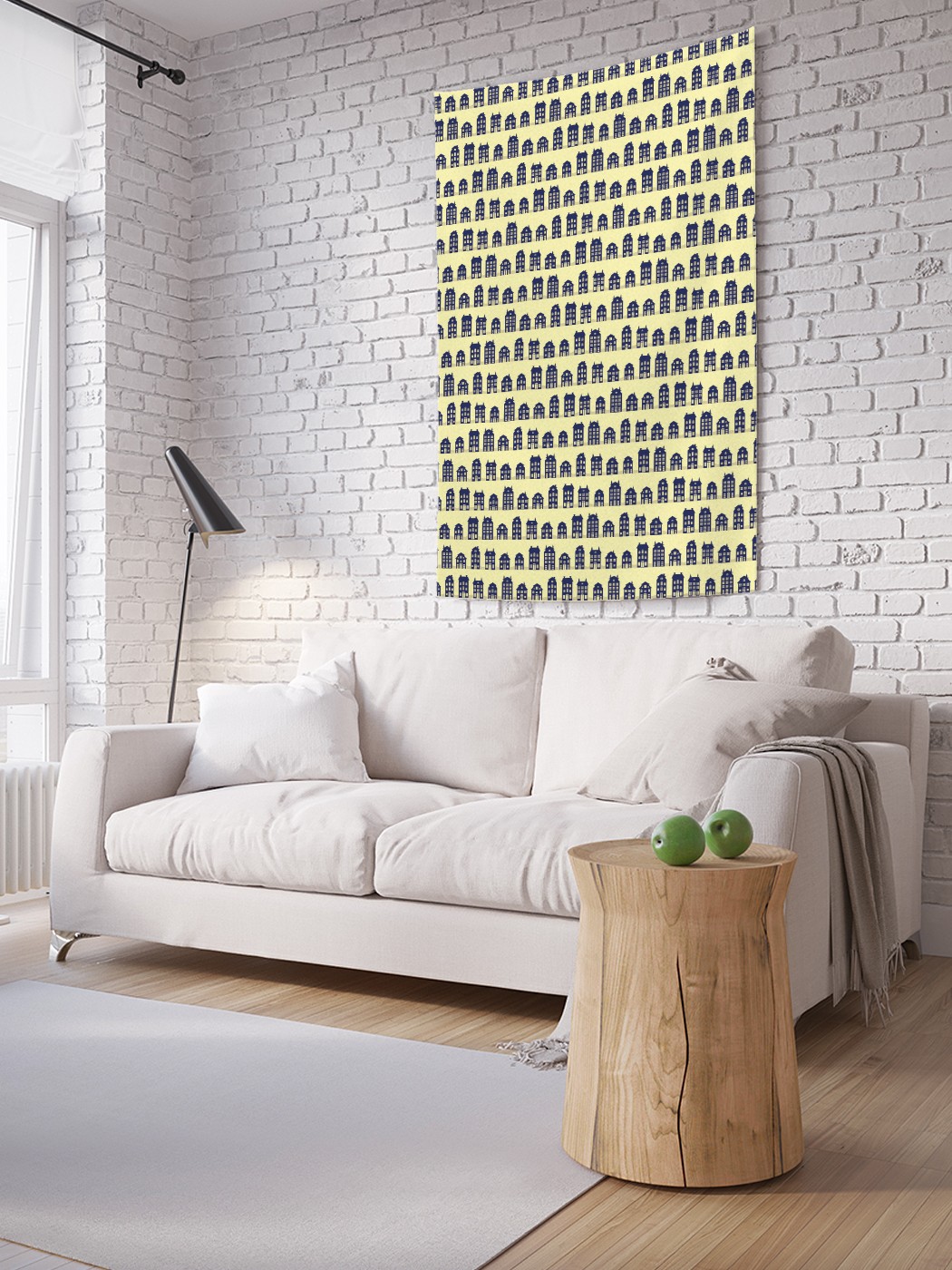 

Вертикальное фотопанно на стену JoyArty Малоэтажные дома 150x200 см, Малоэтажные дома