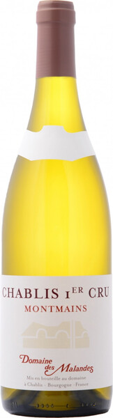 

Вино Domaine des Malandes, Chablis Premier Cru "Montmains" AOC, 2020, 0,75 л