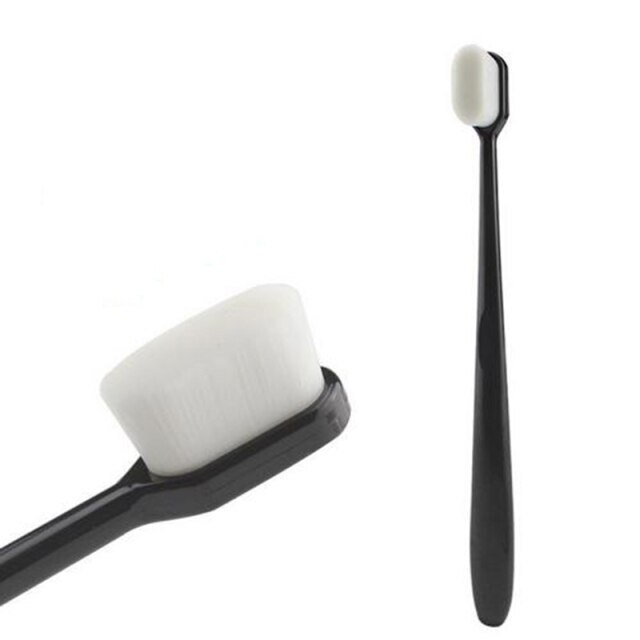 Зубная щетка L'ecole 10000+ щетинок, мягкая, черная, прямая питание скруббер щетка для ванной комнаты дрель щетки аккумуляторный комплект крепления power туалет щетка
