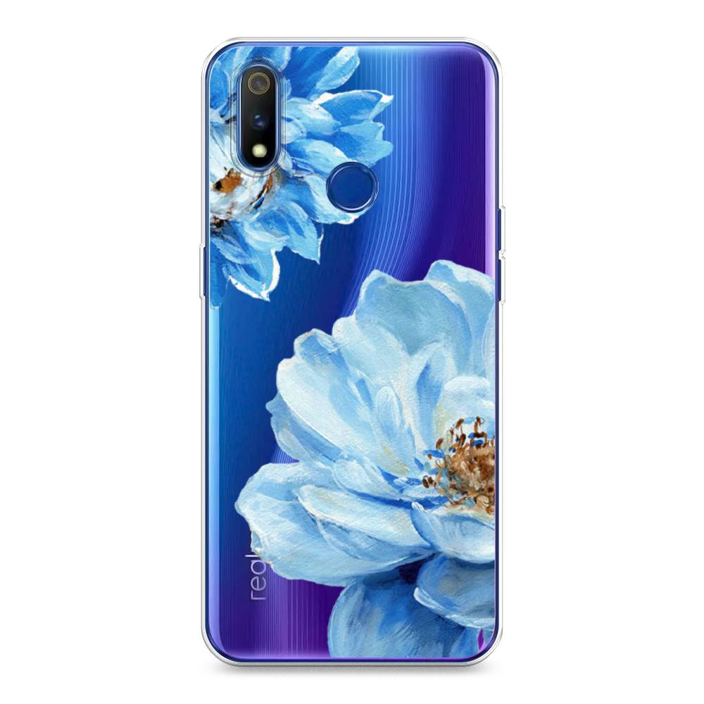 

Чехол Awog на Realme 3 Pro "Голубые клематисы", Разноцветный, 251250-8