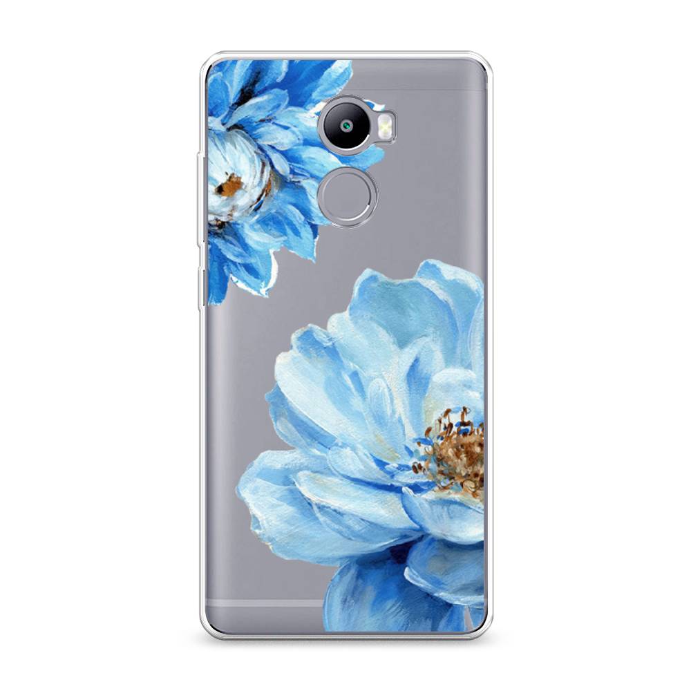 

Чехол Awog на Xiaomi Redmi 4 "Голубые клематисы", Разноцветный, 31150-8