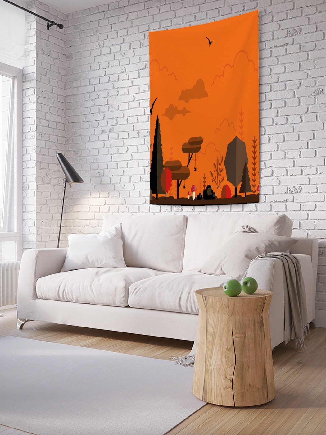 

Вертикальное фотопанно на стену JoyArty Осенний лес арт 150x200 см, Осенний лес арт