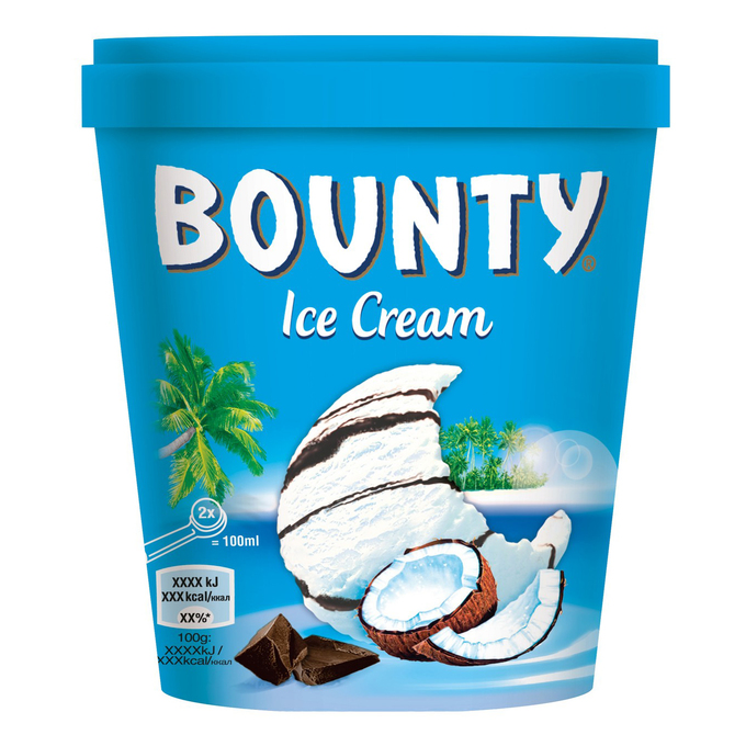 Мороженое Bounty ведерко 272г