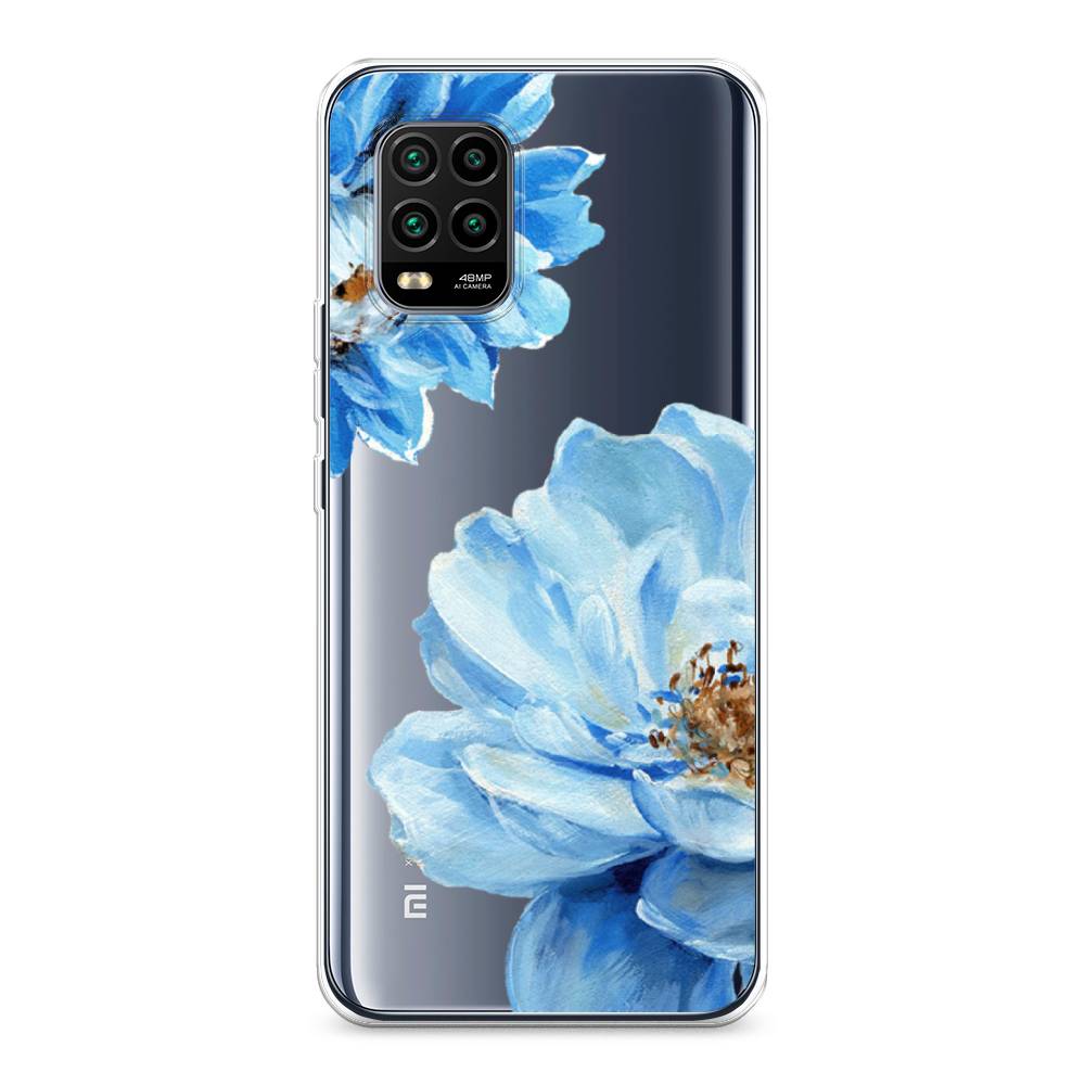 

Чехол Awog на Xiaomi Mi 10 Lite "Голубые клематисы", Разноцветный, 38550-8