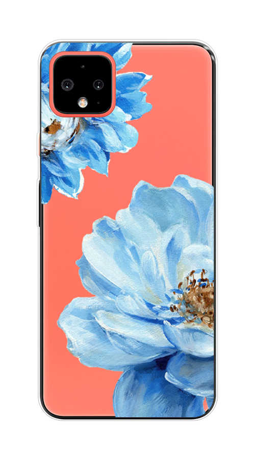 

Чехол Awog на Google Pixel 4 XL "Голубые клематисы", Разноцветный, 270550-8
