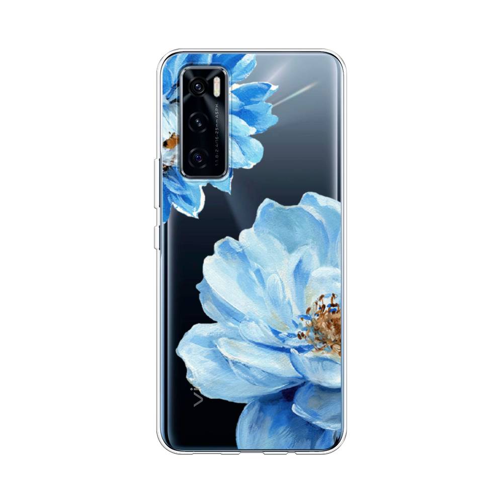 

Чехол Awog на Vivo V20 SE "Голубые клематисы", Разноцветный, 263550-8