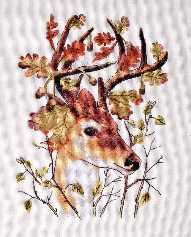 фото Набор для вышивания марья искусница "лесной олень", арт.03.014.22