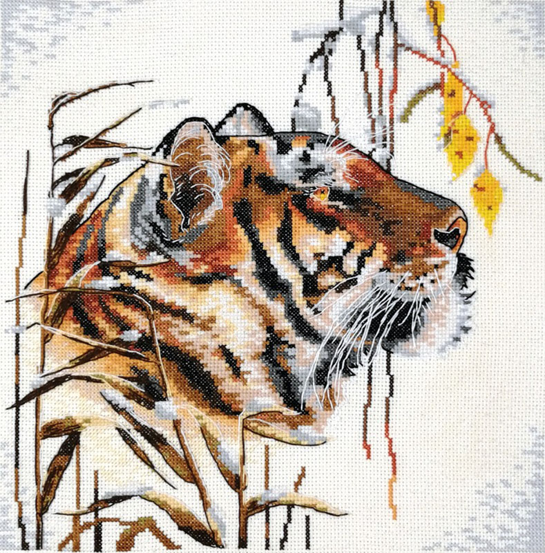 фото Набор для вышивания марья искусница "тигр", арт.03.014.19