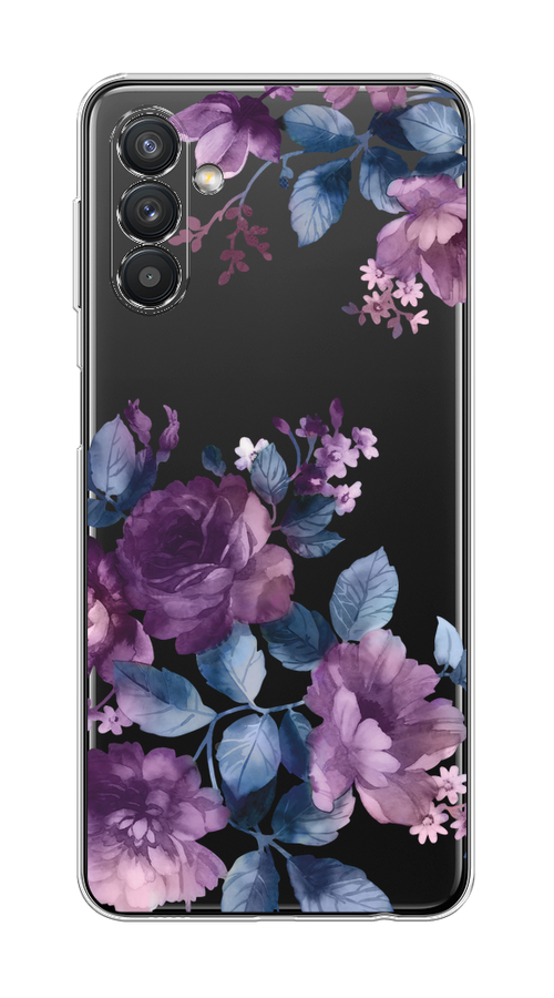 

Чехол на Samsung Galaxy A13 5G/A04s "Purple Blossoms", Синий;фиолетовый, 2104150-1