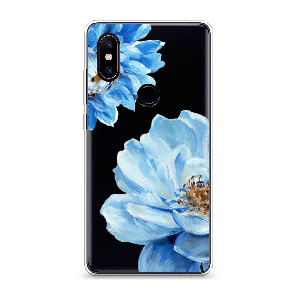 

Чехол Awog на Xiaomi Mi Mix 2S "Голубые клематисы", Разноцветный, 33450-8