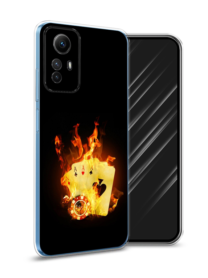 

Чехол Awog на Xiaomi Redmi Note 12S "Горящие карты", Черный;оранжевый, 318950-9