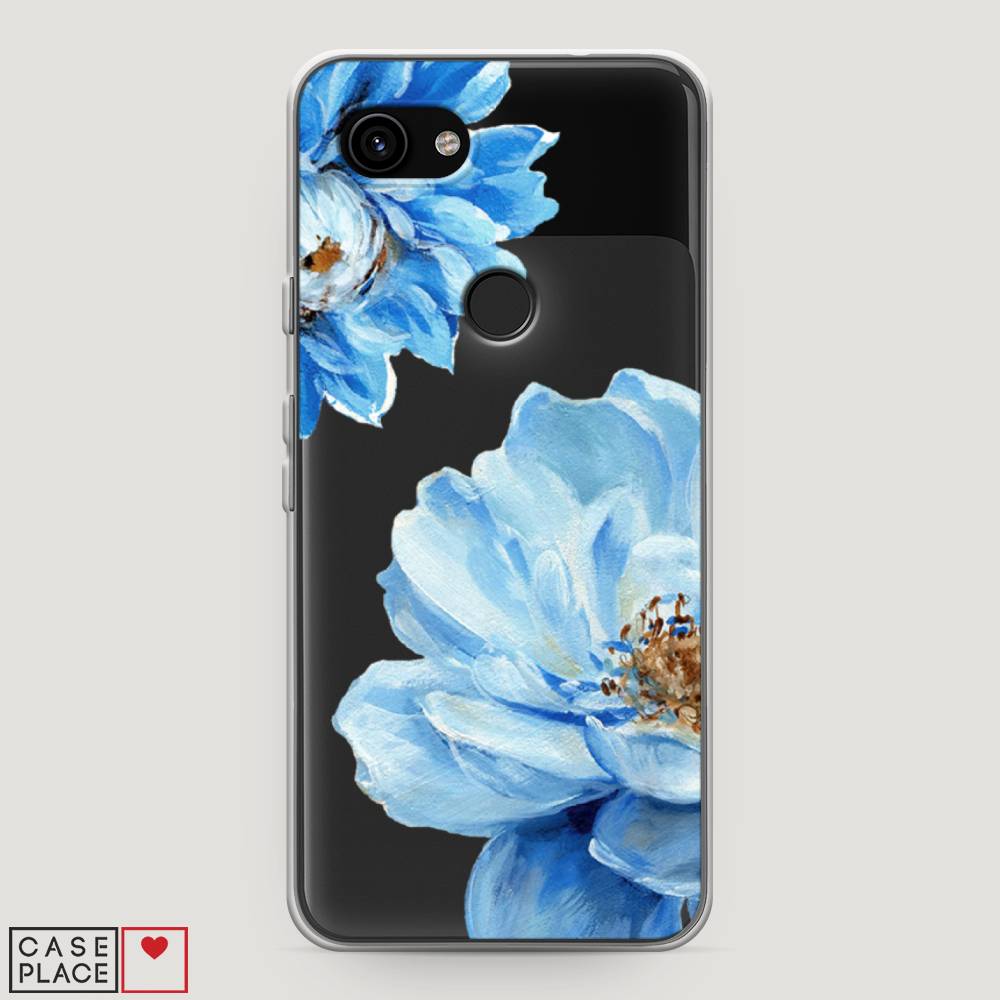 

Чехол Awog на Google Pixel 3a "Голубые клематисы", Разноцветный, 270150-8