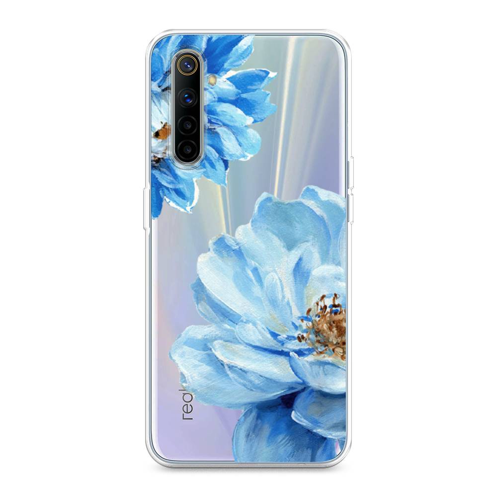 

Чехол Awog на Realme 6 "Голубые клематисы", Разноцветный, 252750-8