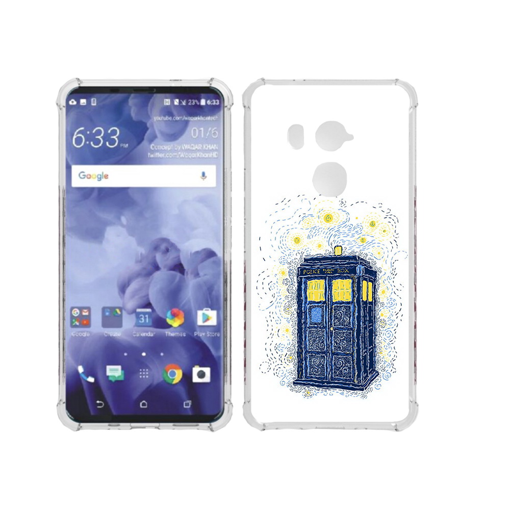 

Чехол MyPads Tocco для HTC U11 Plus будка рисунок, Прозрачный, Tocco