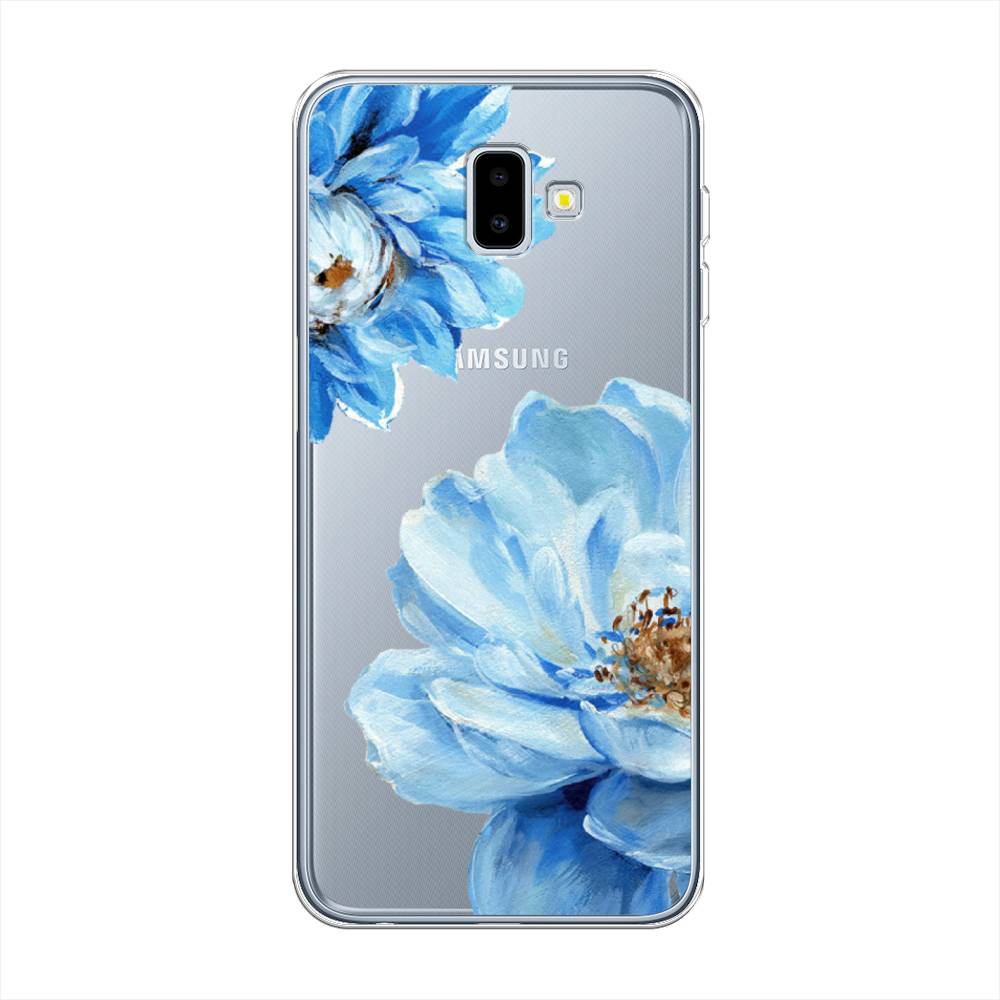 

Чехол Awog на Samsung Galaxy J6 + "Голубые клематисы", Разноцветный, 26950-8