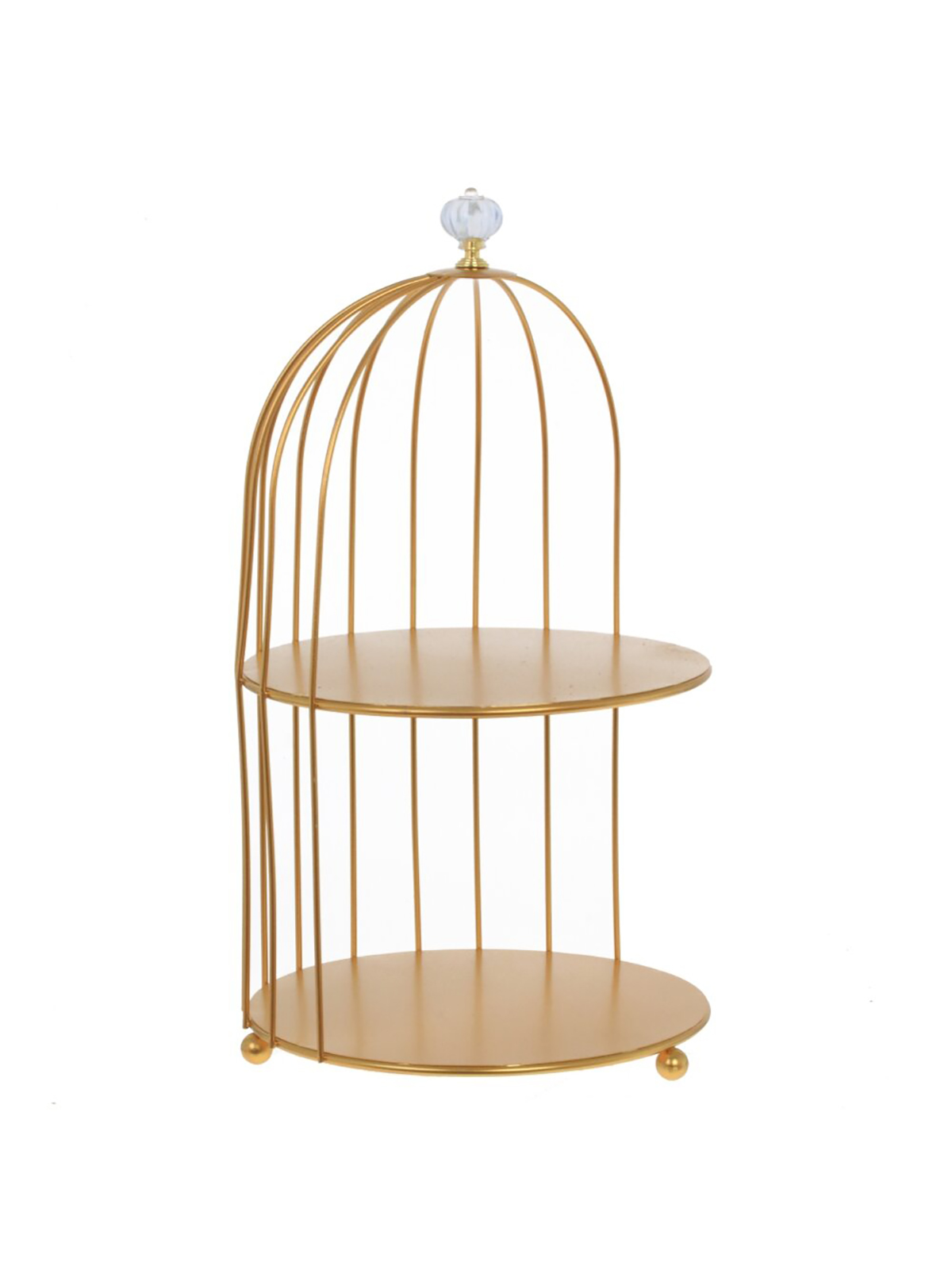 

Тортовница двухъярусная Remecoclub металлическая 20 см 768505