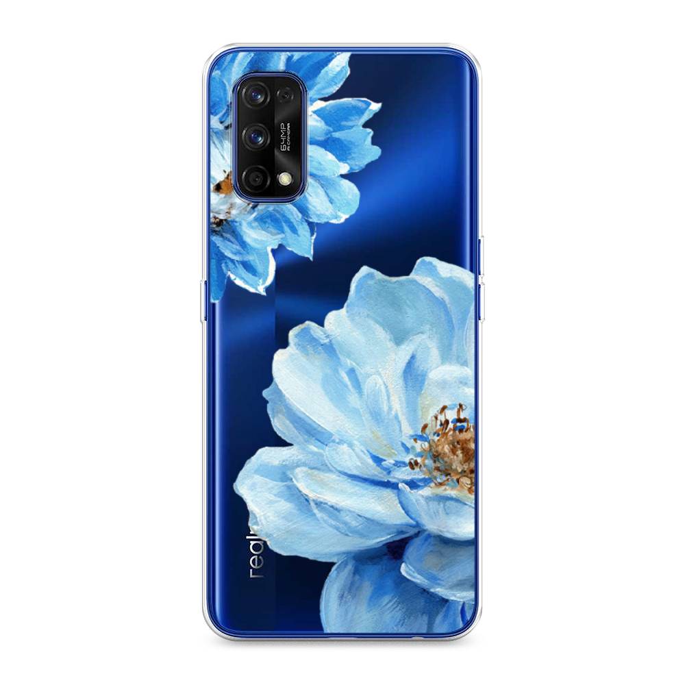 

Чехол Awog на Realme 7 Pro "Голубые клематисы", Разноцветный, 254050-8