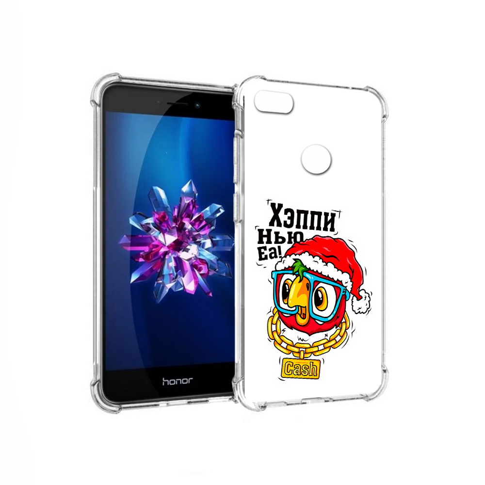 

Чехол MyPads Tocco для Honor 8 Lite Хэппи нью еа (PT62584.26.196), Прозрачный, Tocco