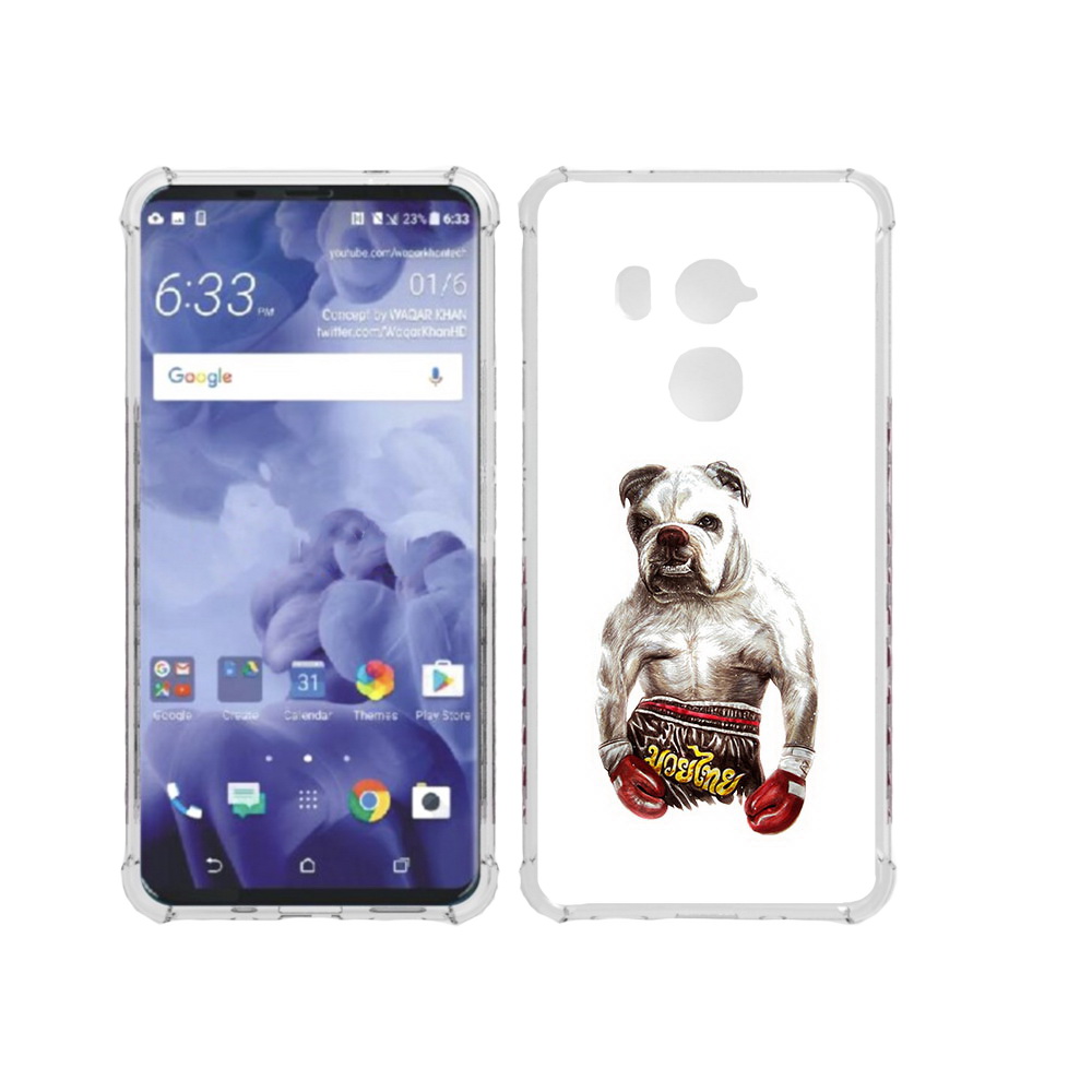 

Чехол MyPads Tocco для HTC U11 Plus боксер, Прозрачный, Tocco