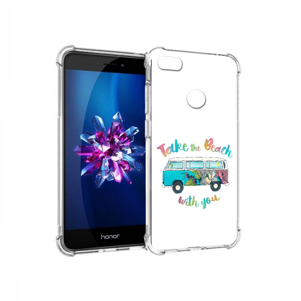 

Чехол MyPads Tocco для Honor 8 Lite Хиппи автобус (PT62584.26.190), Прозрачный, Tocco