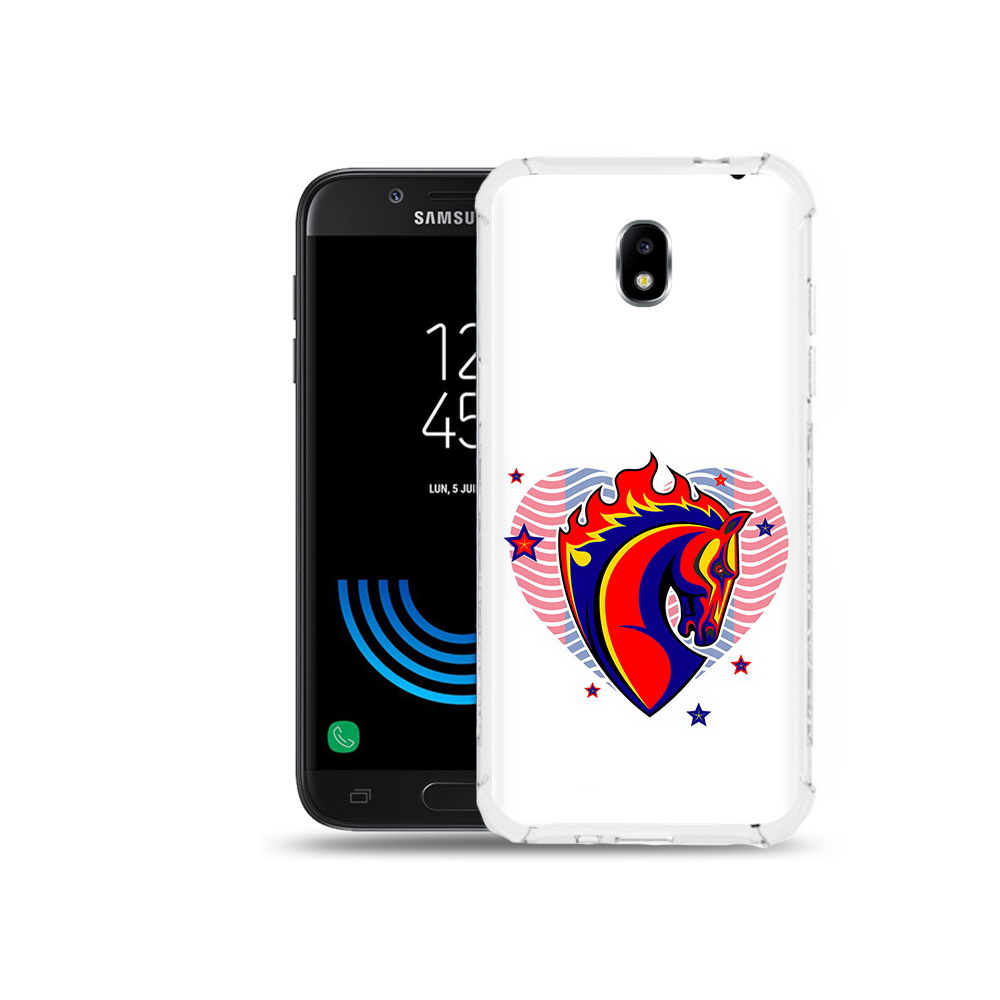 

Чехол MyPads Tocco для Samsung Galaxy J5 (2017) ФК ЦСЛ Лошадь, Прозрачный, Tocco