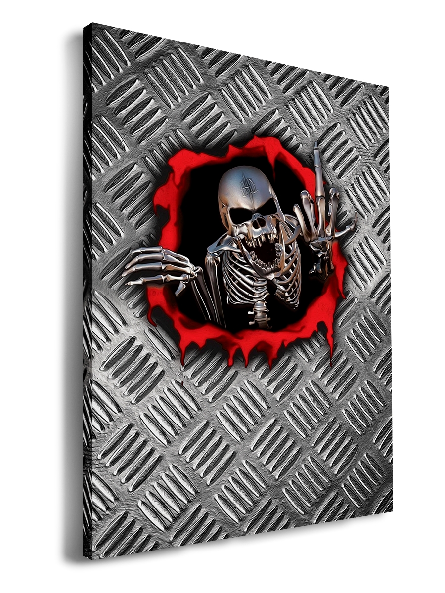 

Картина DRABS скелет Metal