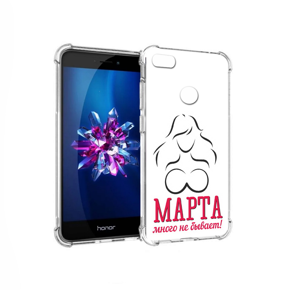 

Чехол MyPads Tocco для Honor 8 Lite 8 марта много не бывает (PT62584.26.17), Прозрачный, Tocco