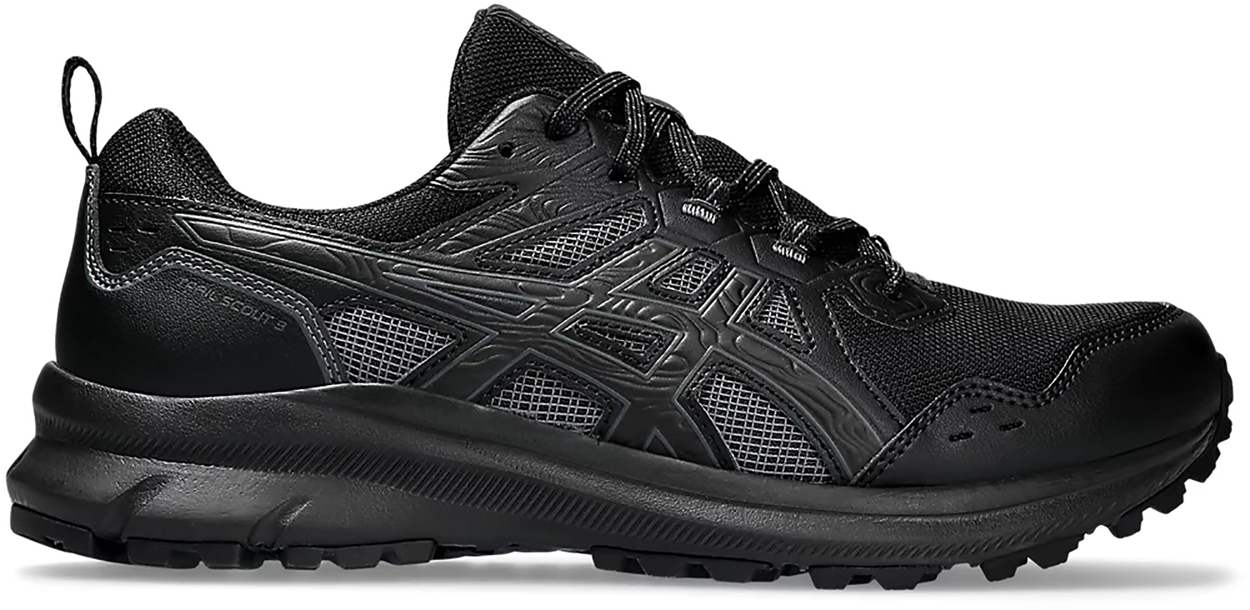 

Кроссовки мужские Asics Trail Scout 3 черные 9.5 US, Черный, Trail Scout 3