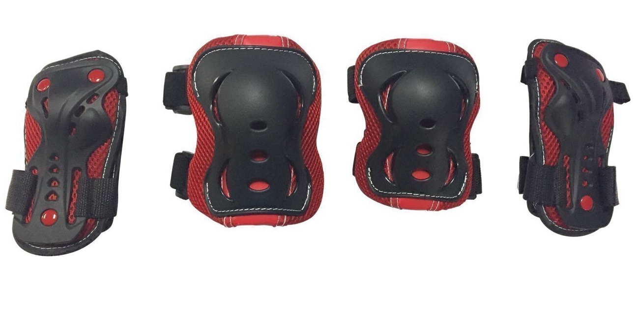 Комплект защитной экипировки Safety line 700 размер S Черно-Красный