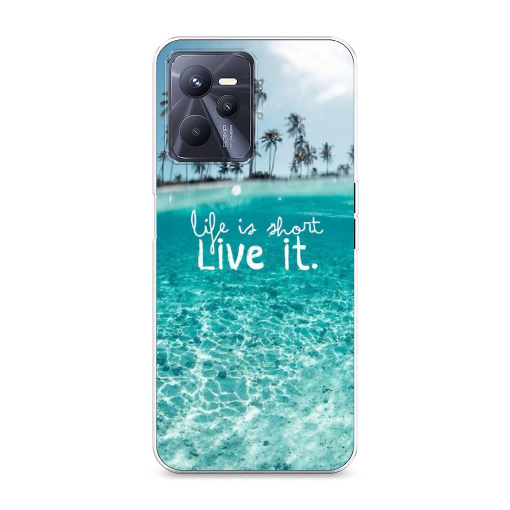 

Чехол Awog на Realme C35 "Live it", Разноцветный, 259250-7